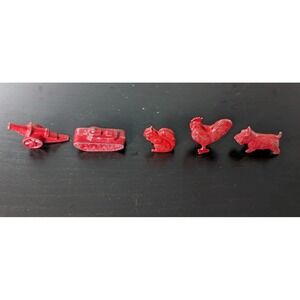 TootsieToy Manoil Red Die Cast (Lot Of‎ 5)